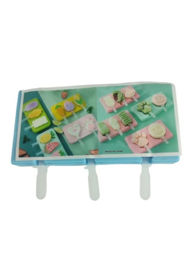 قالب سيليكون لصنع الآيس كريم، سهل الاستخدام والتنظيف، متعدد الأشكال - Image 5